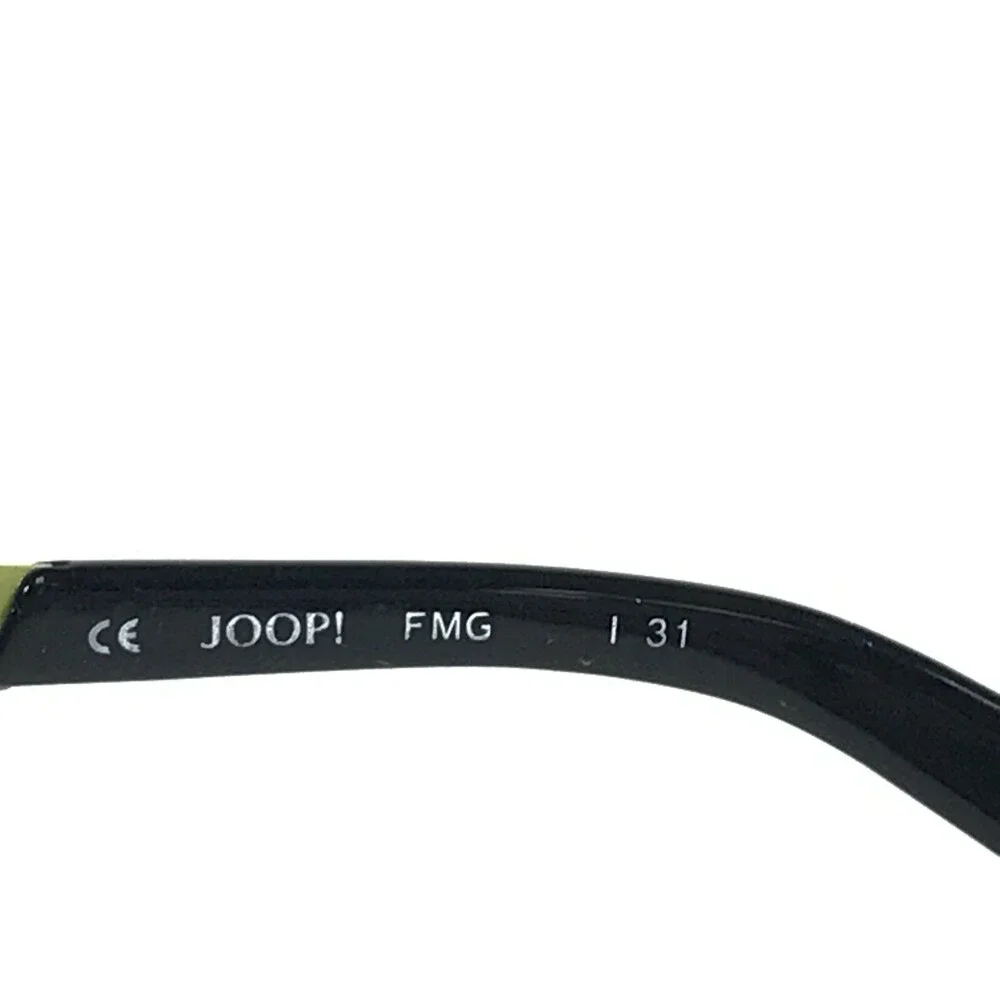 Joop! Eyeglasses Frames MOD.83097-637 Black Green Silver Rectangular 52-16-130